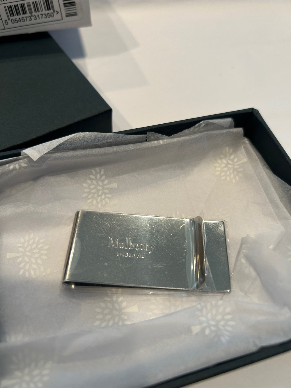 Mulberry Silver Polished Money Clip